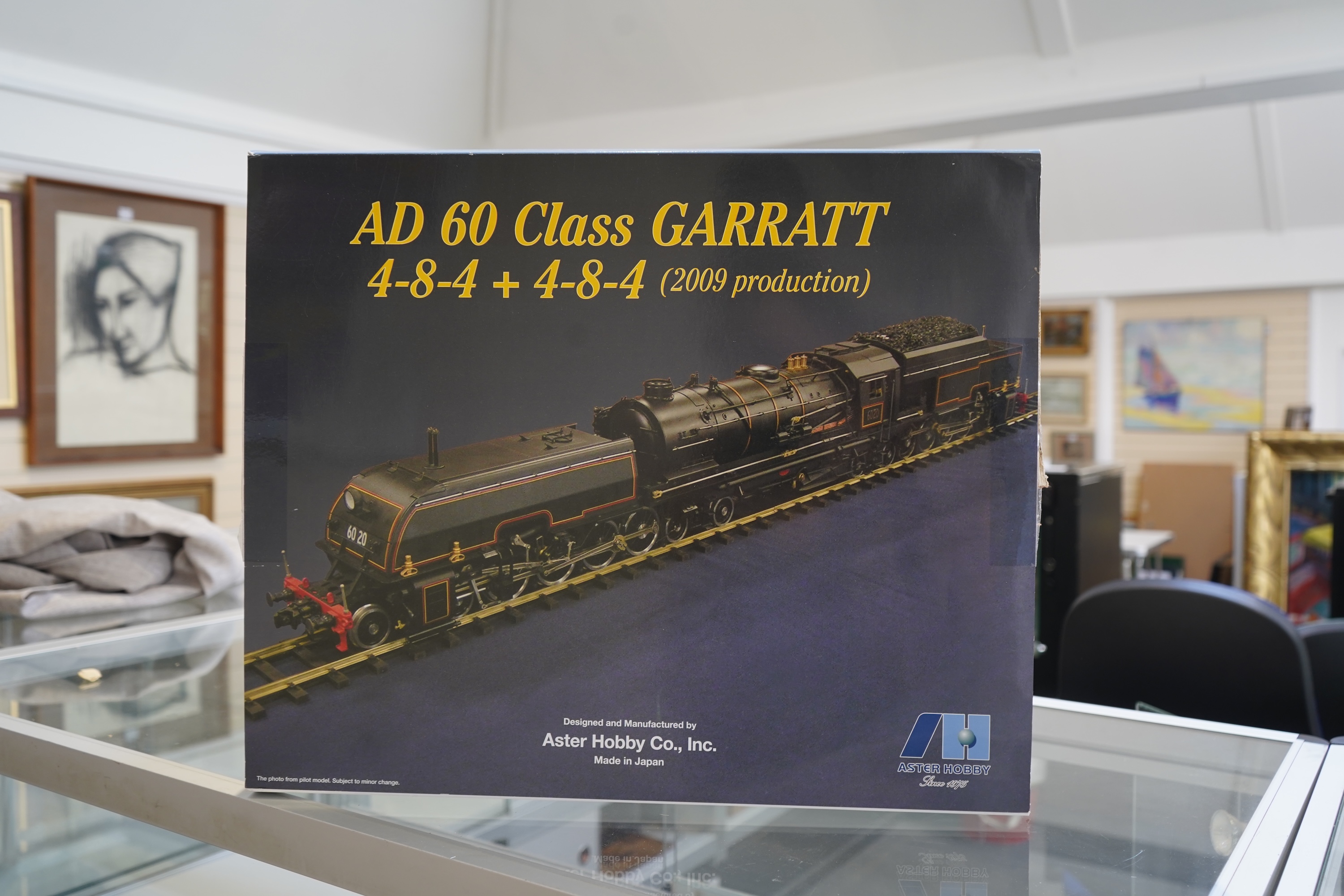 A Gauge One Aster Hobbies live steam Australian NSWGR AD60 Class, Bayer-Garratt 4-8-4+4-8-4 locomotive (from the 2009 production run), 6040, the kit built version, spirit fired working four cylinder motion, with grate an